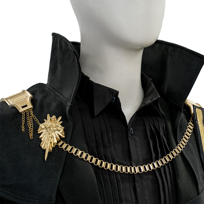 Final Fantasy XV Noctis Lucis Caelum Cosplay Costume The King Suit  Black Outfit