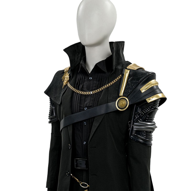 Final Fantasy XV Noctis Lucis Caelum Cosplay Costume The King Suit  Black Outfit