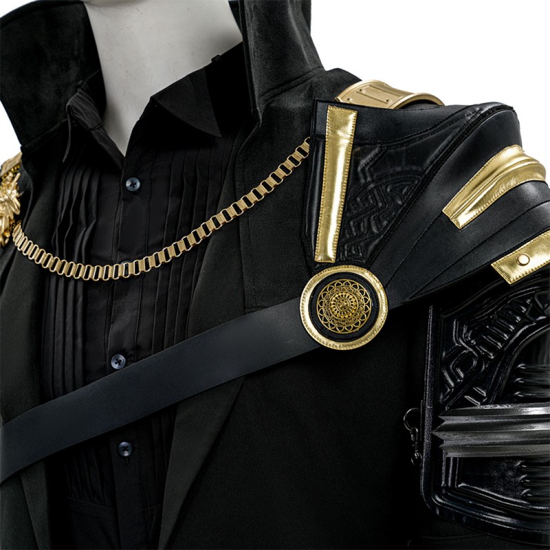 Final Fantasy XV Noctis Lucis Caelum Cosplay Costume The King Suit  Black Outfit