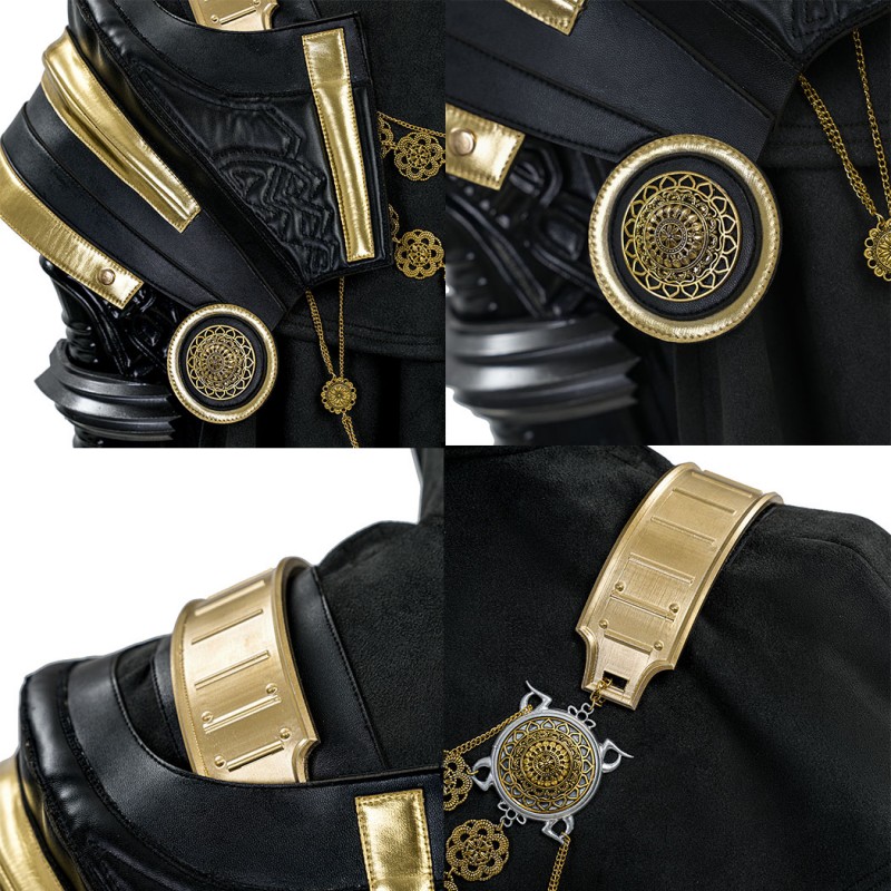 Final Fantasy XV Noctis Lucis Caelum Cosplay Costume The King Suit  Black Outfit