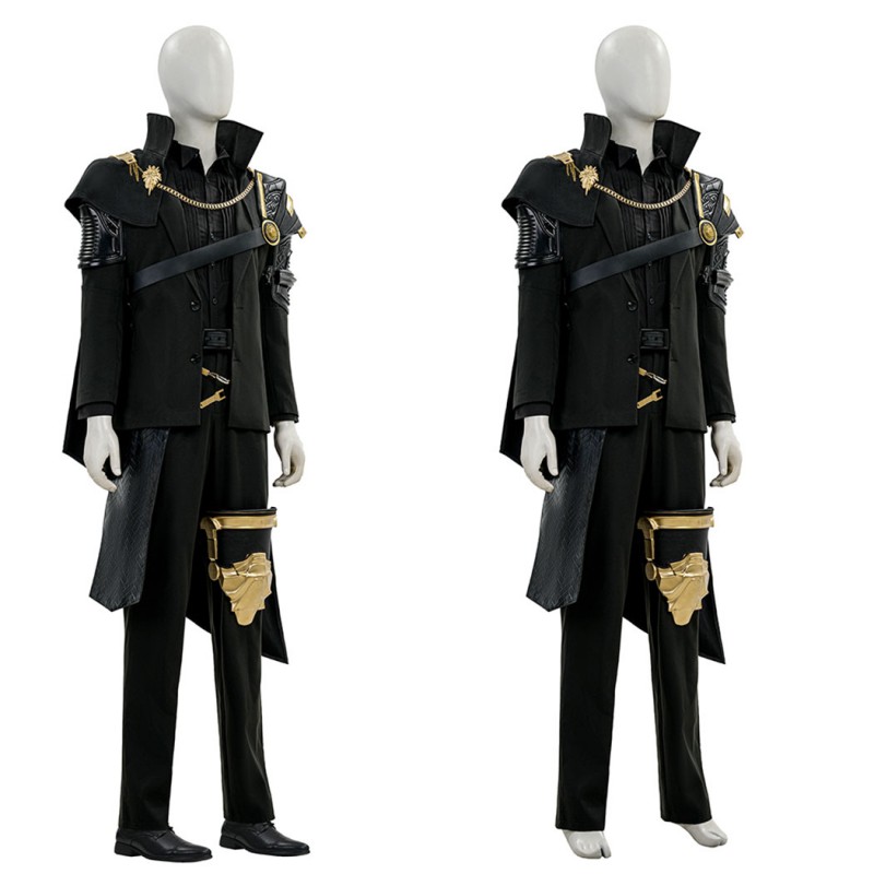 Final Fantasy XV Noctis Lucis Caelum Cosplay Costume The King Suit  Black Outfit