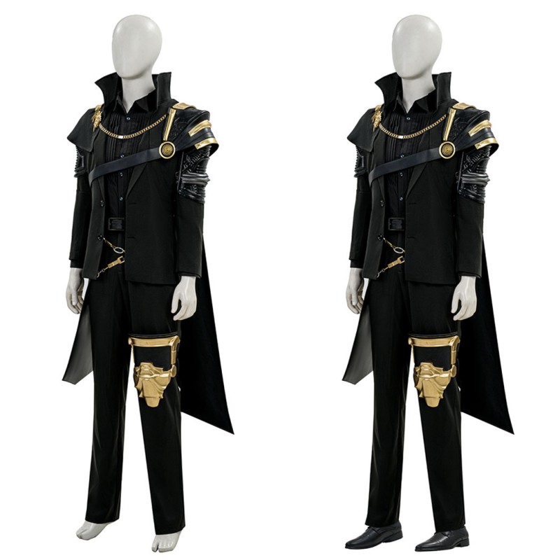 Final Fantasy XV Noctis Lucis Caelum Cosplay Costume The King Suit  Black Outfit