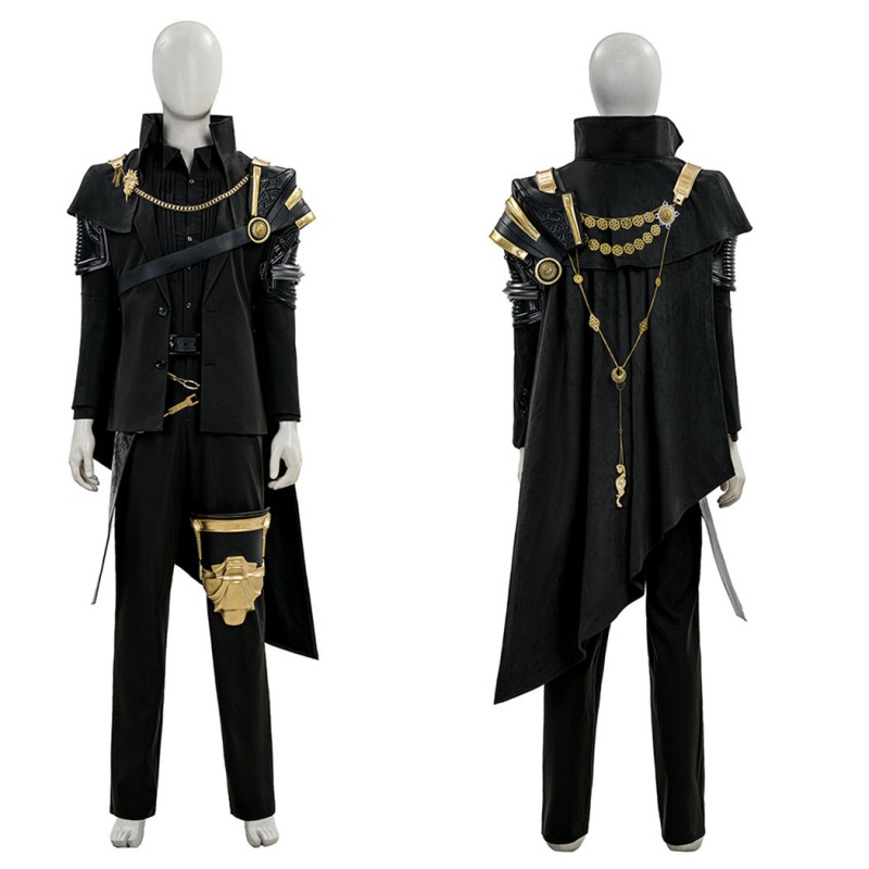 Final Fantasy XV Noctis Lucis Caelum Cosplay Costume The King Suit  Black Outfit