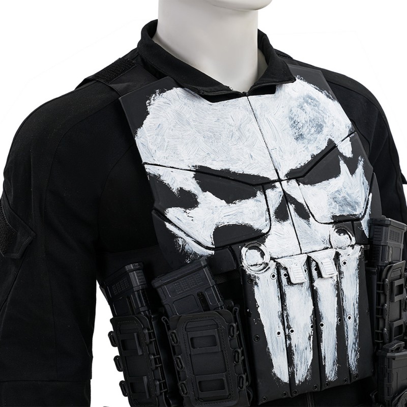 The Punisher Frank Castle Costume Daredevil Born Again Black Cosplay Suit