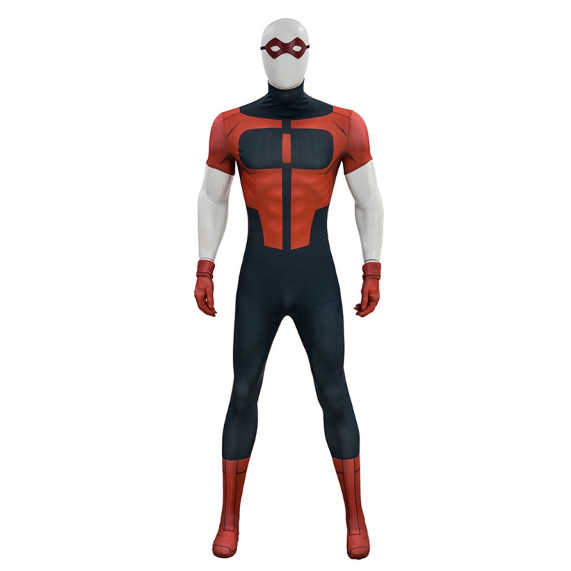 Invincible Season 4 Oliver Grayson Cosplay Costume Omni-Boy Printed Jumpsuit Outfit for Men