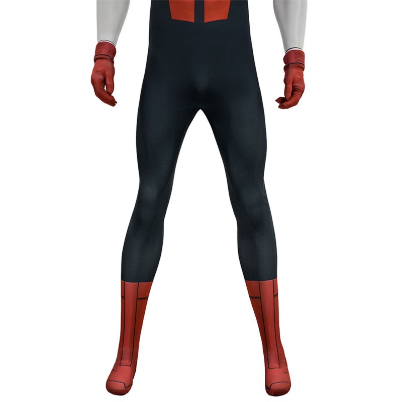 Invincible Season 4 Oliver Grayson Cosplay Costume Omni-Boy Printed Jumpsuit Outfit for Men