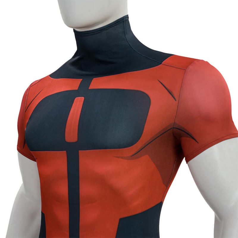 Invincible Season 4 Oliver Grayson Cosplay Costume Omni-Boy Printed Jumpsuit Outfit for Men