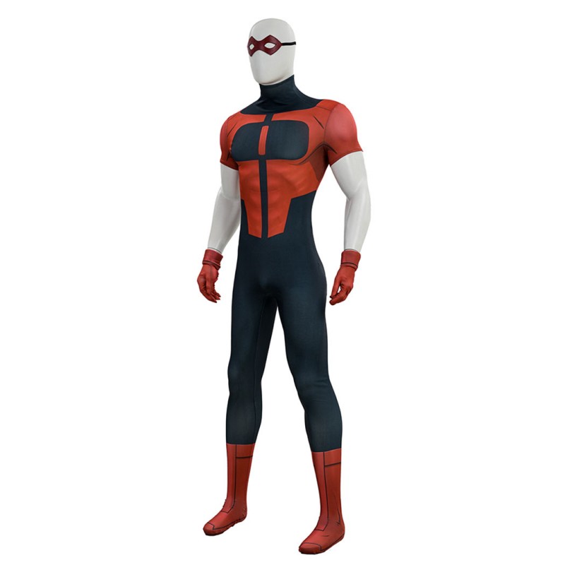 Invincible Season 4 Oliver Grayson Cosplay Costume Omni-Boy Printed Jumpsuit Outfit for Men