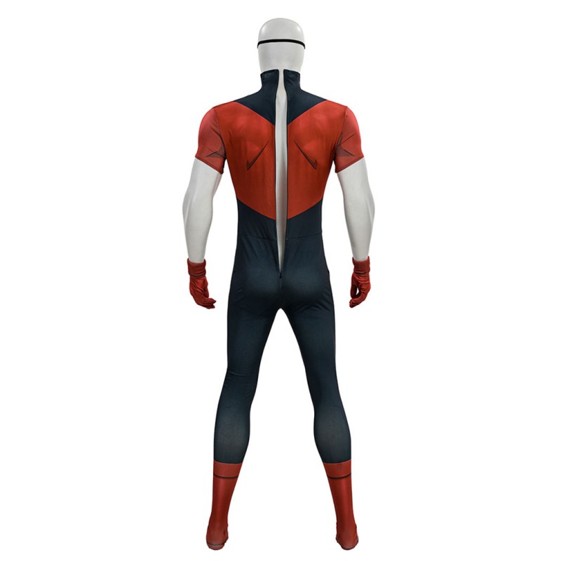 Invincible Season 4 Oliver Grayson Cosplay Costume Omni-Boy Printed Jumpsuit Outfit for Men