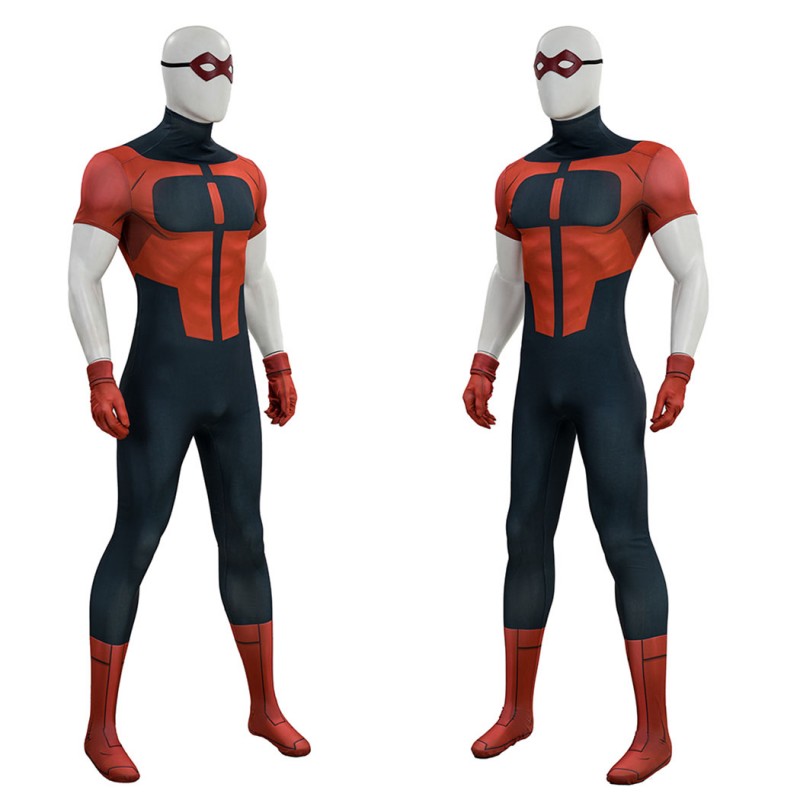 Invincible Season 4 Oliver Grayson Cosplay Costume Omni-Boy Printed Jumpsuit Outfit for Men
