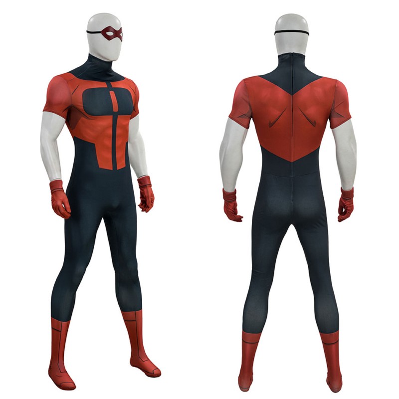Invincible Season 4 Oliver Grayson Cosplay Costume Omni-Boy Printed Jumpsuit Outfit for Men