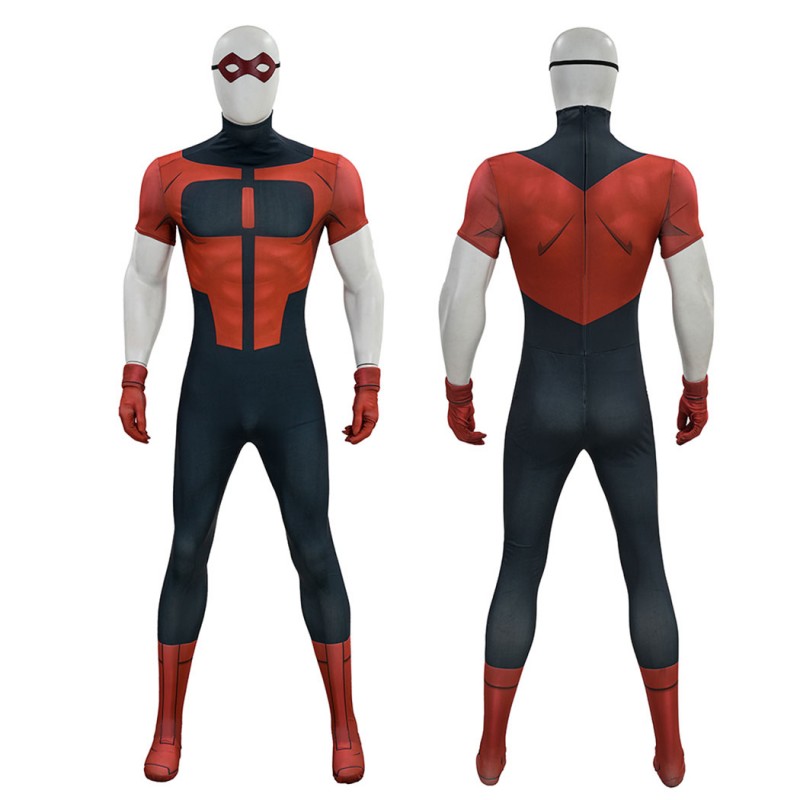 Invincible Season 4 Oliver Grayson Cosplay Costume Omni-Boy Printed Jumpsuit Outfit for Men