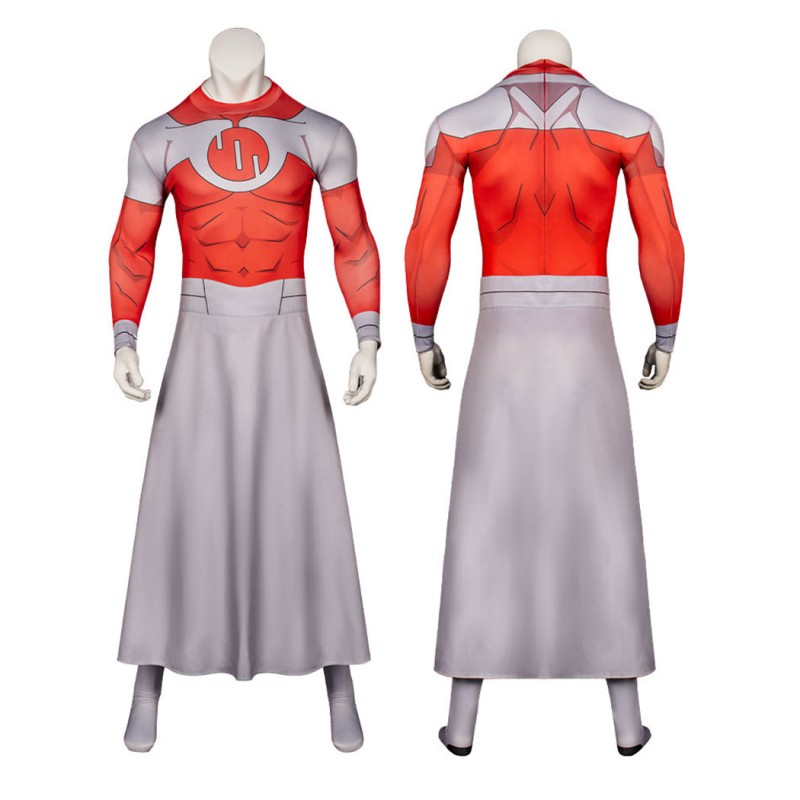 Invincible Thragg Jumpsuit Cosplay Costume Polyester Printed Suit for Men