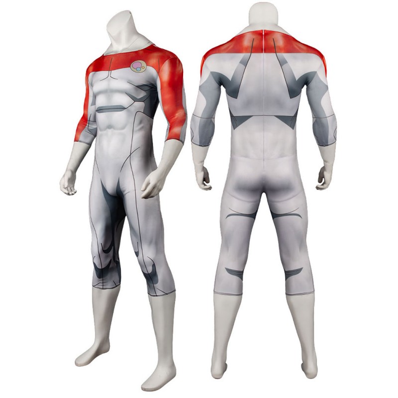 Invincible Omni-Man Costume Nolan Grayson Cosplay Jumpsuit Printed Suit