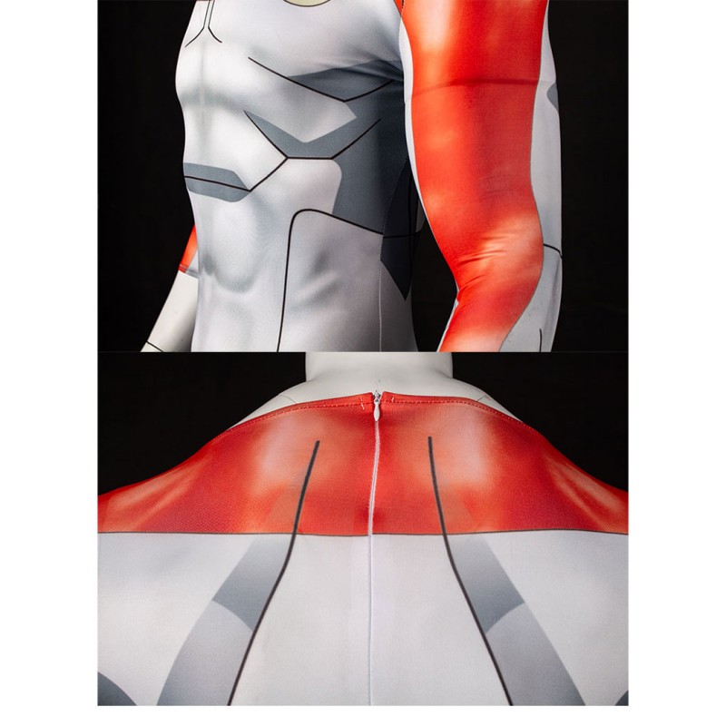 Invincible Omni-Man Costume Nolan Grayson Cosplay Jumpsuit Printed Suit