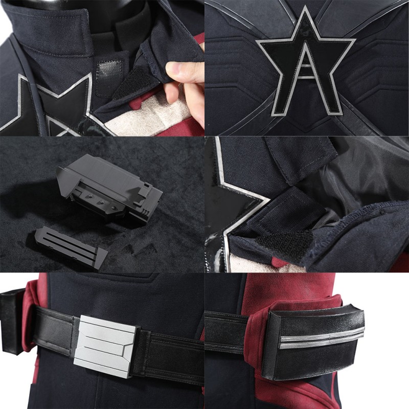Thunderbolts U.S. Agent Cosplay Costume John Walker Halloween Outfit Superhero Suit