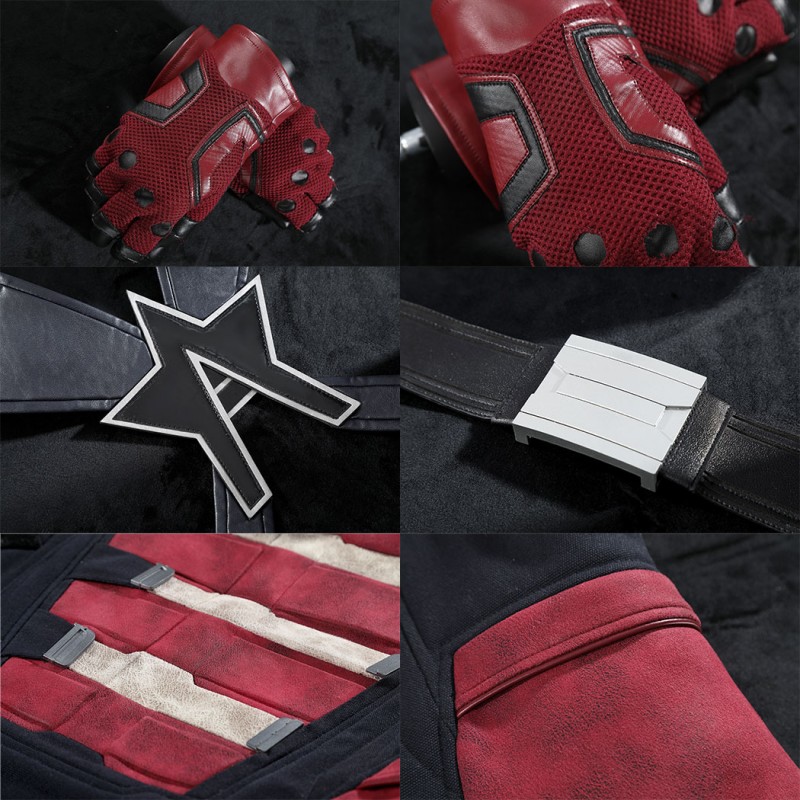 Thunderbolts U.S. Agent Cosplay Costume John Walker Halloween Outfit Superhero Suit