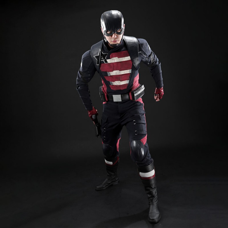 Thunderbolts U.S. Agent Cosplay Costume John Walker Superhero Suit Full Set Adult