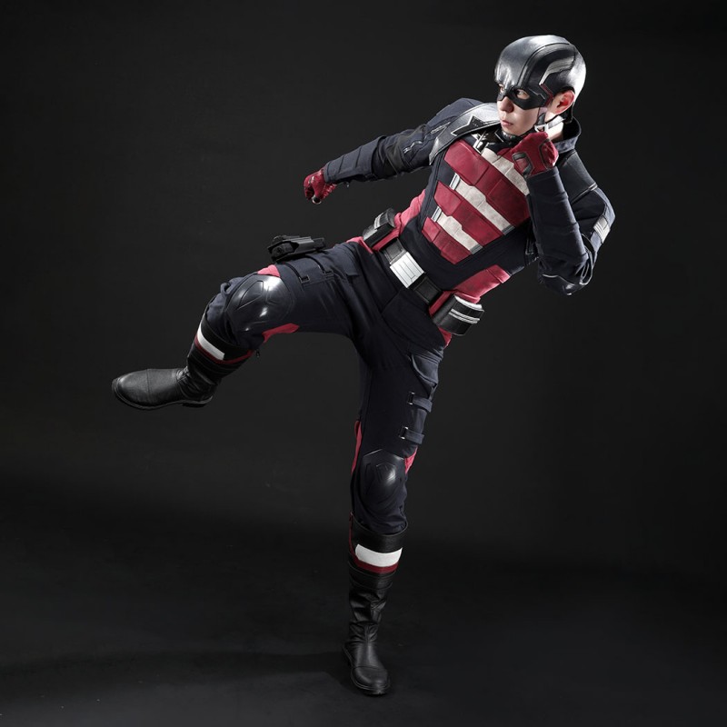 Thunderbolts U.S. Agent Cosplay Costume John Walker Superhero Suit Full Set Adult