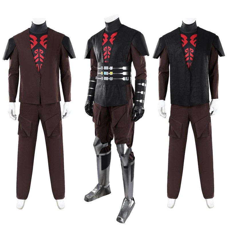 Star Wars Maul Shadow Lord Cosplay Costume Darth Maul Sith Lord Outfit Halloween Carnival Suit