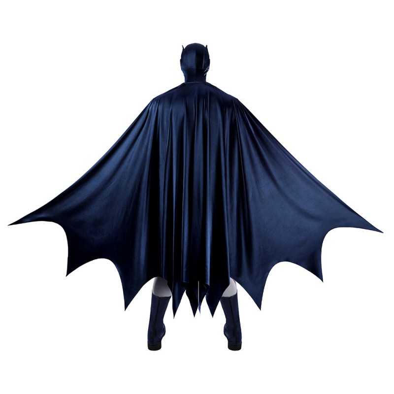 Adam West Cosplay Costume Retro Batsuit Halloween Outfit