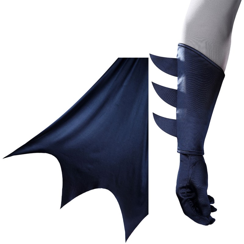 Adam West Cosplay Costume Retro Batsuit Halloween Outfit