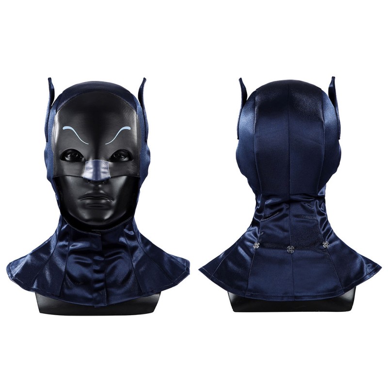 Adam West Cosplay Costume Retro Batsuit Halloween Outfit