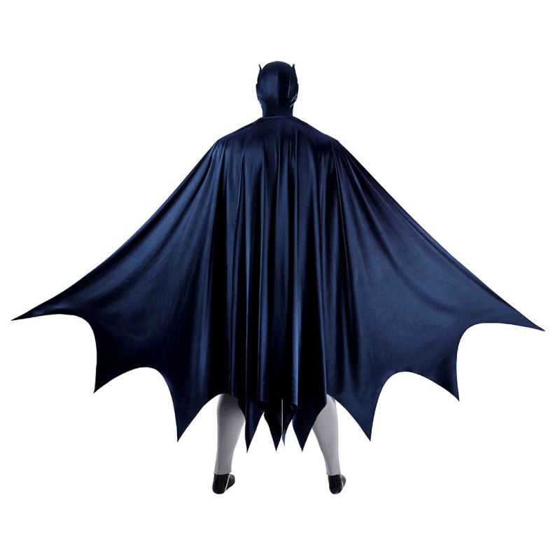 Adam West Cosplay Costume Retro Batsuit Halloween Outfit