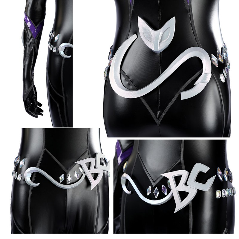 Marvel Rivals Black Cat Costume Felicia Hardy Cosplay Suit Black Outfit