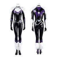 Marvel Rivals Black Cat Costume Felicia Hardy Cosplay Suit Black Outfit