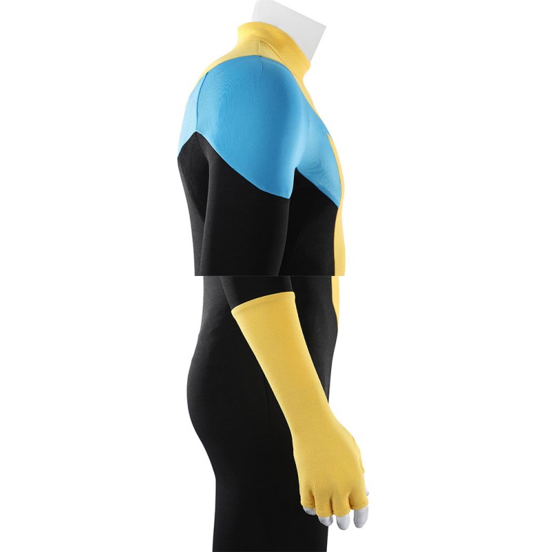 Invincible Mark Grayson Cosplay Costume Superhero Printed Zentai Bodysuit for Adult