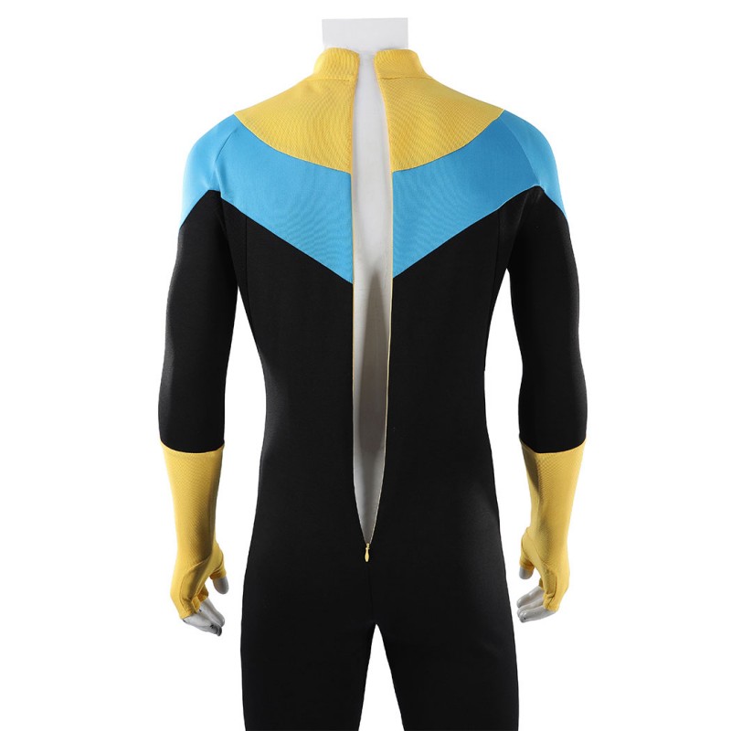 Invincible Mark Grayson Cosplay Costume Superhero Printed Zentai Bodysuit for Adult