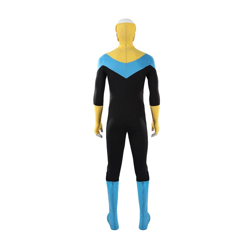 Invincible Mark Grayson Cosplay Costume Superhero Printed Zentai Bodysuit for Adult