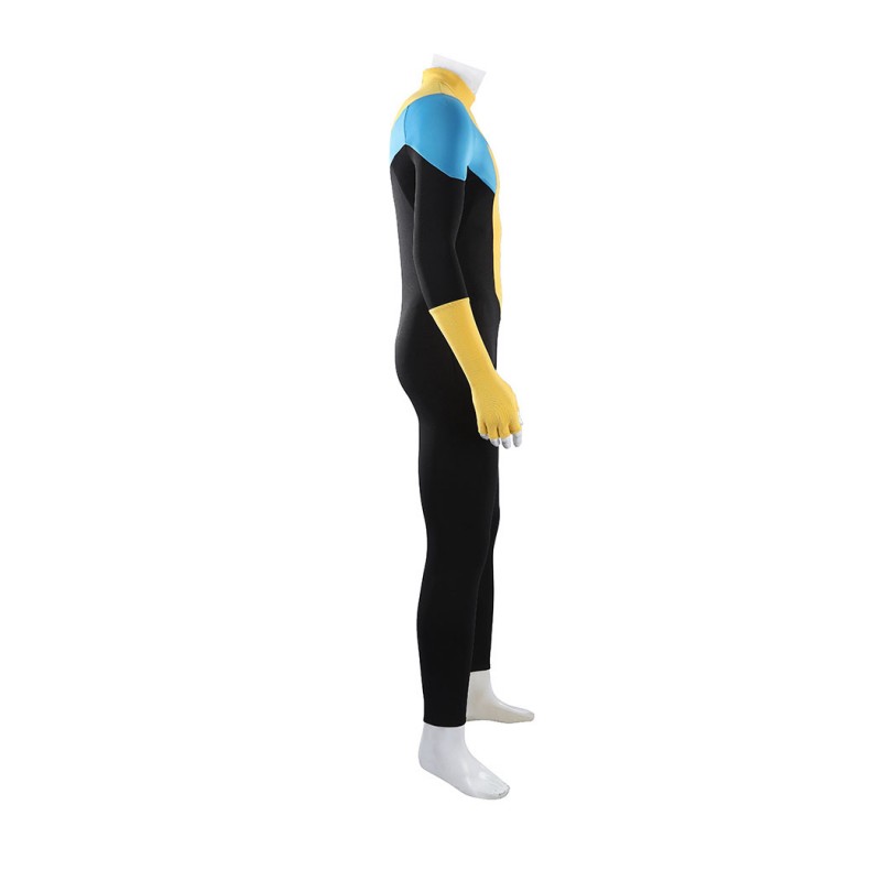 Invincible Mark Grayson Cosplay Costume Superhero Printed Zentai Bodysuit for Adult
