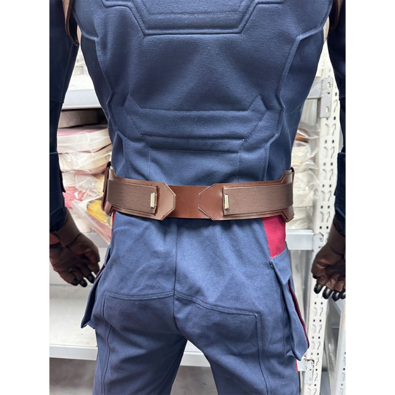 Captain America Steve Rogers Cosplay Costume Superhero Suit Adult Halloween Outfit