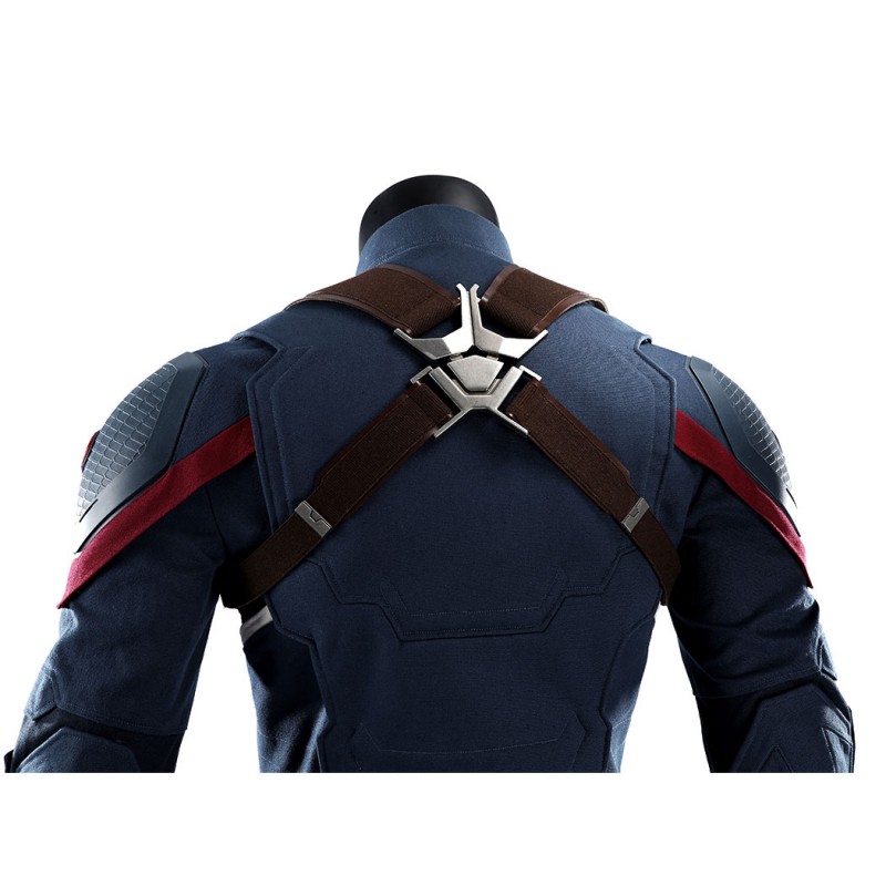 Captain America Avengers Endgame Cosplay Costume Steve Rogers Premium Superhero Suit for Halloween