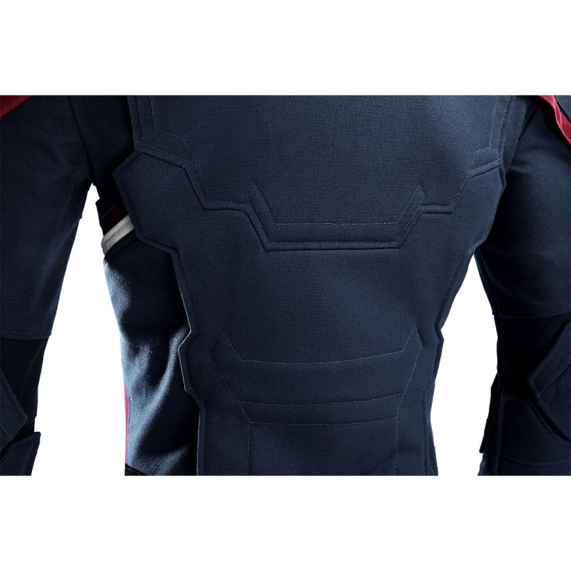 Captain America Avengers Endgame Cosplay Costume Steve Rogers Premium Superhero Suit for Halloween