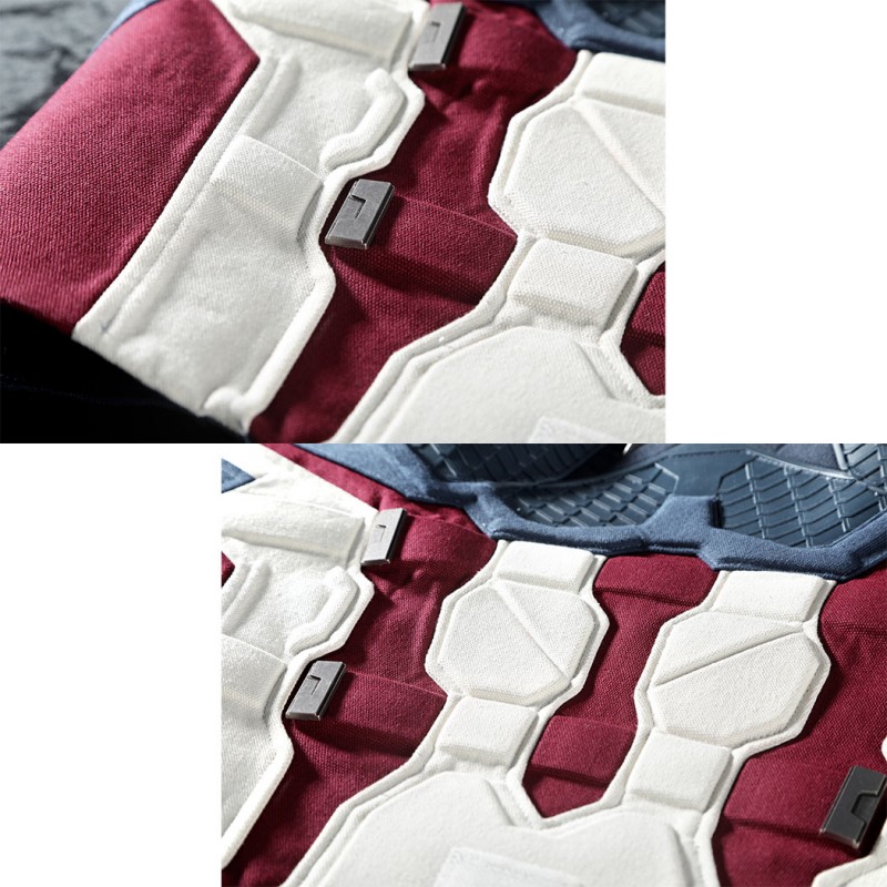Captain America Avengers Endgame Cosplay Costume Steve Rogers Premium Superhero Suit for Halloween