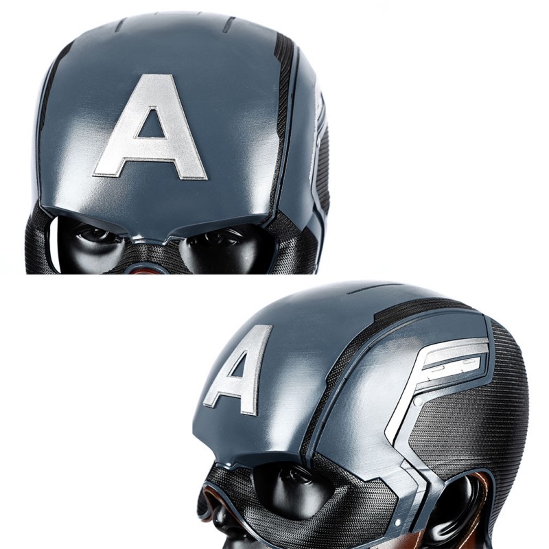 Captain America Avengers Endgame Cosplay Costume Steve Rogers Premium Superhero Suit for Halloween