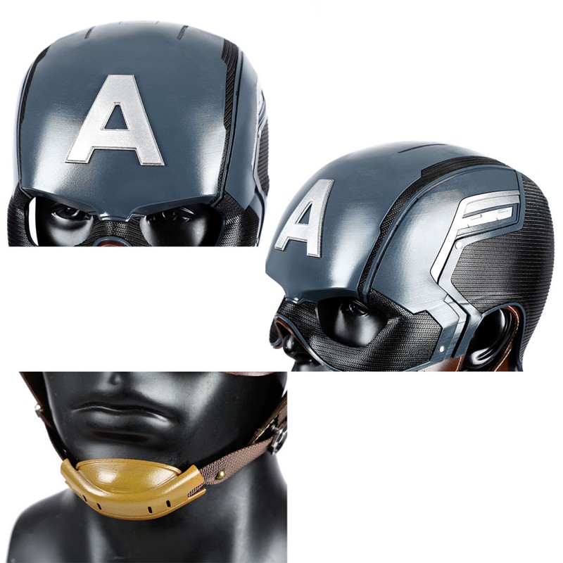 Captain America Steve Rogers Cosplay Costume Superhero Suit Adult Halloween Outfit