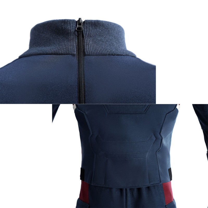 Captain America Steve Rogers Cosplay Costume Superhero Suit Adult Halloween Outfit