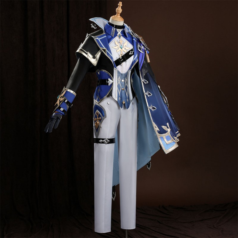 Genshin Impact Lohen Cosplay Costume Game Uniform Halloween Outfit