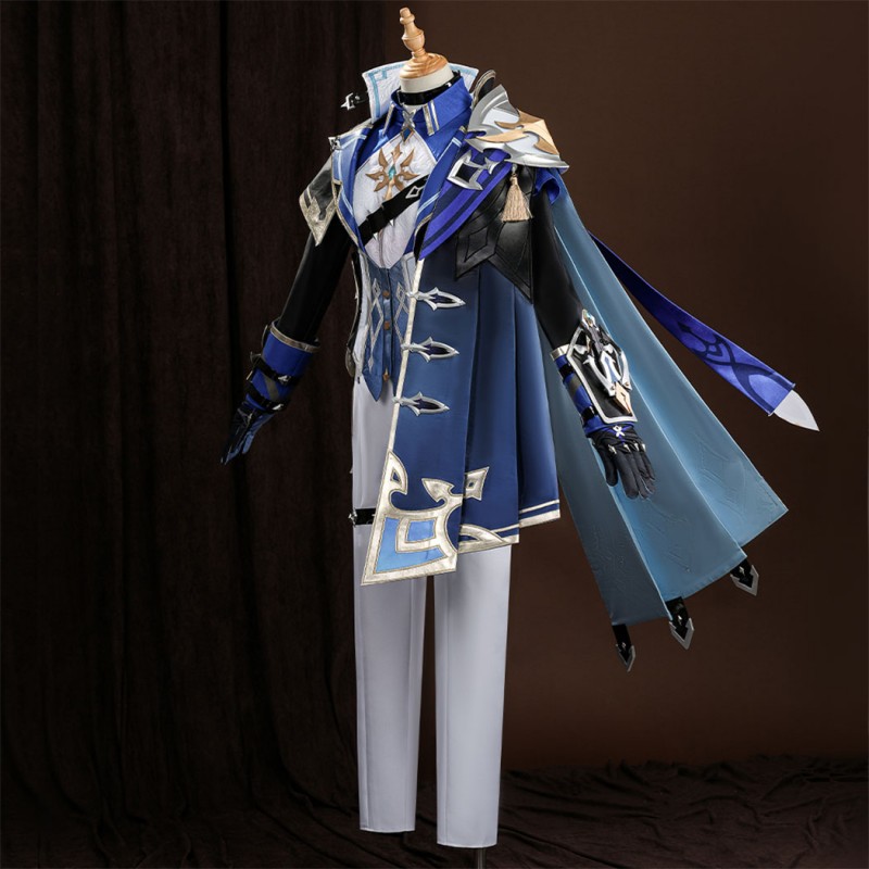 Genshin Impact Lohen Cosplay Costume Game Uniform Halloween Outfit