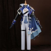 Genshin Impact Lohen Cosplay Costume Game Uniform Halloween Outfit