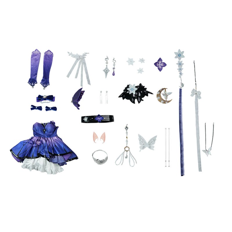 Honkai Star Rail Castorice Game Cosplay Costume Game Xiadie Suit for Women Outfit