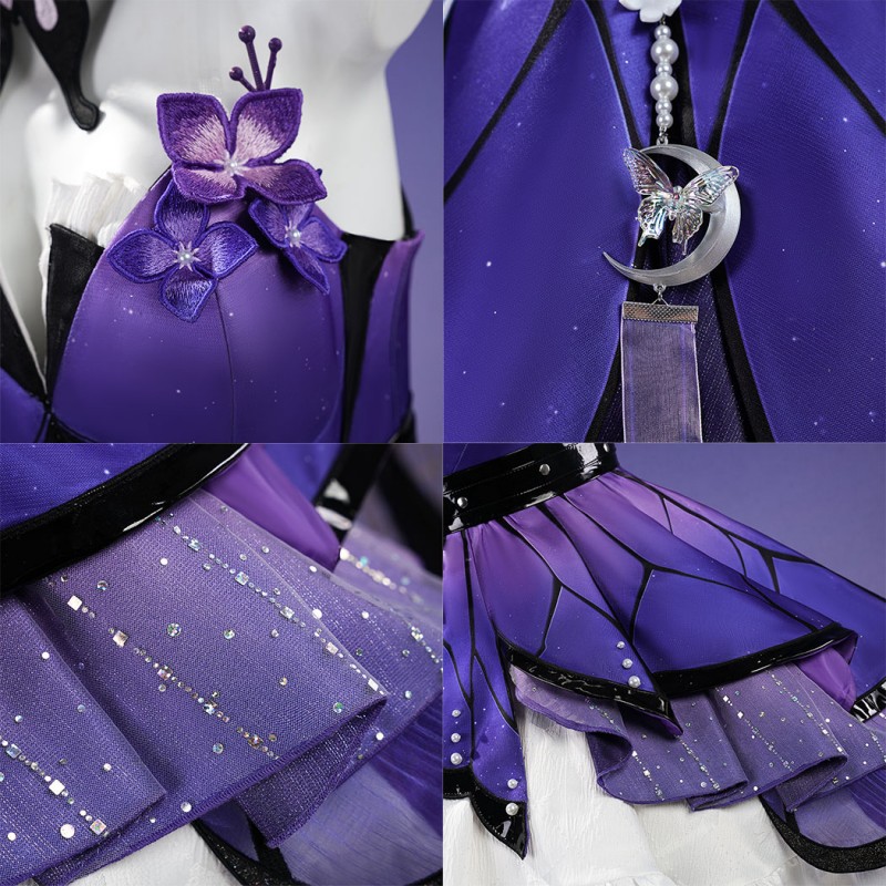 Honkai Star Rail Castorice Game Cosplay Costume Game Xiadie Suit for Women Outfit