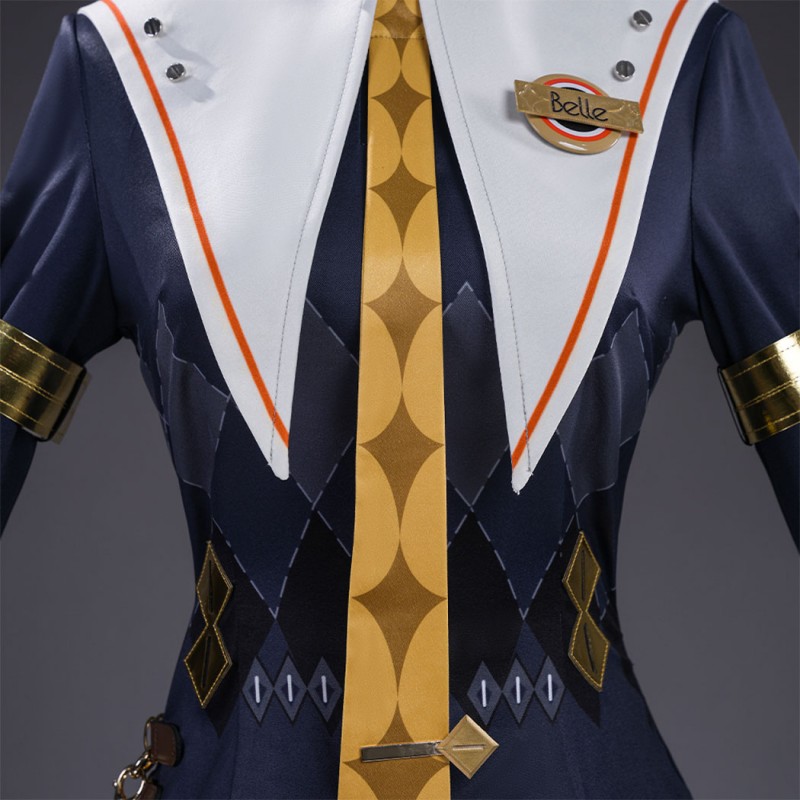 Belle Zenless Zone Zero Cosplay Costume Game Women Suit