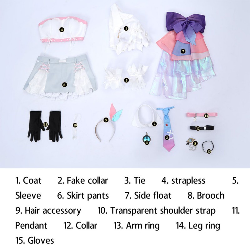 Wuthering Waves ​​Denia Cosplay Costume Game Women Outfit