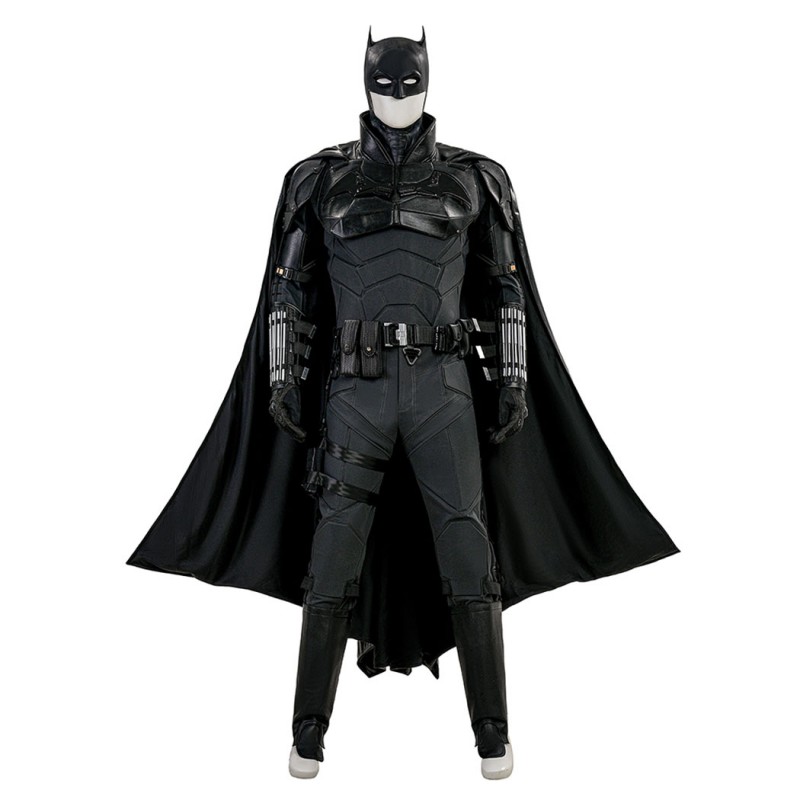 Bruce Wayne Cosplay Costume Black New Suit by Robert Pattinson