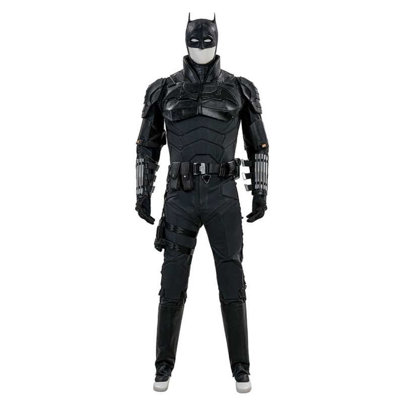 Bruce Wayne Cosplay Costume Black New Suit by Robert Pattinson